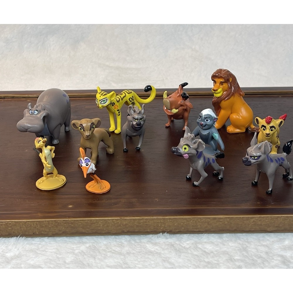 Disney Lion King Toy Figure Lot of 12 Vintage Toys Cake Topper PVC Plastic